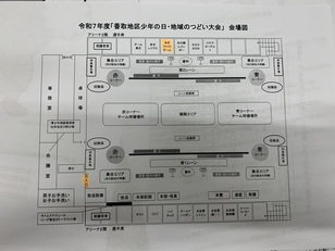選手席はこちら